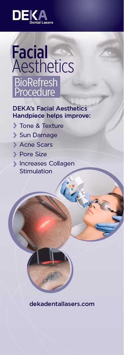 Facial Aesthetics Laser Therapy Banner Stand