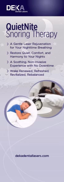 QuietNite Handpiece Laser Therapy Banner Stand